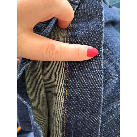 Womens Mossimo Bootcut Stretch Denim Jeans Size 14 Dark Wash Cotton Blend Y2K - Picture 11 of 12